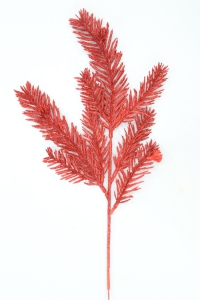 Red Glitter Cypress Pick (lot of 12) SALE ITEM